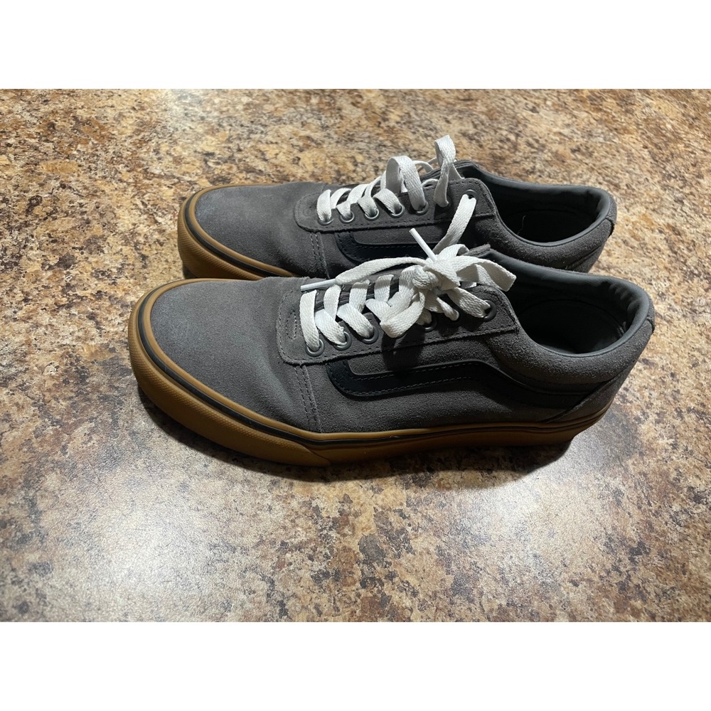 Vans Old Skool Ward Low Top Gray Suede Gum Sole Skate Shoes Mens7.5 - Picture 5 of 10